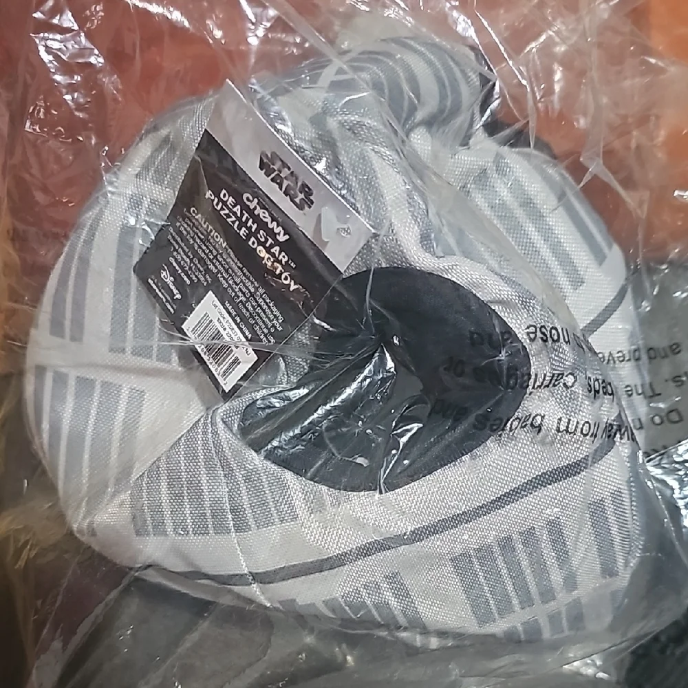 Star Wars Death Star Hide & Seek Plush Toy - White/Grey